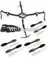 AoSenMa CG023 Parts-06 Main body frame and Upper cover & Propellers(12pcs),AoSenMa Toys CG023 RC Quadcopter parts,CG023 RC Drone Spare parts Accessories
