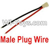 AoSenMa CG023 Parts-24 Male Plug Wire for the Battery(1pcs),AoSenMa Toys CG023 RC Quadcopter parts,CG023 RC Drone Spare parts Accessories