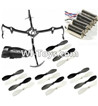 Eachine CG023 Parts-05 Main body frame and Upper cover & Main motor(4pcs) & Propellers(16pcs),Eachine CG023 RC Quadcopter parts,CG023 RC Drone Spare parts Accessories