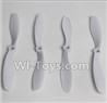 BaYang Toys X16 Parts-02 Propellers,Main rotor blades(4pcs),BaYang X16 RC Quadcopter Drone Spare Parts,BaYang Toys X16 Accessoriess Replacement