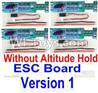 BaYang Toys X16 Parts-36-01 ESC Board-Without Altitude Hold(4pcs)-(Version 1) & & Wire(12pcs),BaYang X16 RC Quadcopter Drone Spare Parts,BaYang Toys X16 Accessoriess Replacement