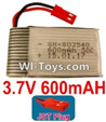 3.7V Battery-3.7V 600mah Battery with Red JST Plug-802540,Size:43X25X8mm,Weight:16.7g 3.7V Battery-3.7V 600mah Battery with Red JST Plug-802540,Size:43X25X8mm,Weight:16.7g