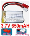 3.7V Battery-3.7v 650mah 15C Battery with Both JST and 51005 Air-To-Air Plug-802540,Size:40X25X8mm,Weight:19g 3.7V Battery-3.7v 650mah 15C Battery with Both JST and 51005 Air-To-Air Plug-802540,Size:40X25X8mm,Weight:19g