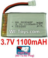3.7V Battery-3.7v 1100mah 15C Battery with White 51005 Air-To-Air Plug-903048,Size:50X30X9mm,Weight:27g
