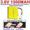 3.6V 1500MAH Battery-With Oda Palace Plug(Round hole-Black Wire)-(Shape-M-Shape,One Row with 3 Inner-Battery)-Size-50x42x15mm,3.6V NI-CD NI-MH 1500MAH Battery be suit for RC Truck,RC Car,RC Boat,RC Robot,rc tank,rc Quadcoter,Drone,RC Helicopter,etc.