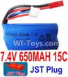 7.4V Battery-7.4V 650mah 15C Lipo Battery with Red JST Plug-14500,Size:50X28X14mm,Weight:45.2g,Be suit for Double horse 9100,ZR Z100,Z101 RC Helicopter etc. 7.4V Battery-7.4V 650mah 15C Lipo Battery with Red JST Plug-14500,Size:50X28X14mm,Weight:45.2g,Be suit for Double horse 9100,ZR Z100,Z101 RC Helicopter etc.