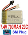 7.4V Battery-7.4V 850MAH 15C Lipo Battery with Black SM Plug-14650,Size:55X30X12mm,Weight:39g,Be suit for LH-X6 X5 X3 X3N Quadcopter 7.4V Battery-7.4V 850MAH 15C Lipo Battery with Black SM Plug-14650,Size:55X30X12mm,Weight:39g,Be suit for LH-X6 X5 X3 X3N Quadcopter