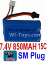 7.4V Battery-7.4V 850MAH 15C Lipo Battery with Red JST Plug-14650,Size:55X30X12mm,Weight:39g,Be suit for LH-X6 X5 X3 X3N Quadcopter 7.4V Battery-7.4V 850MAH 15C Lipo Battery with Red JST Plug-14650,Size:55X30X12mm,Weight:39g,Be suit for LH-X6 X5 X3 X3N Quadcopter