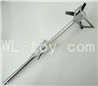Borong BR 6808 RC Helicopter model BR6808-parts-30 Tail unit-(Long tail pipe with horizontal and verticall wing,fixtures & Tail cover and tail blade)