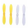 Cheerson CX-10 parts-28 CX-10-Upgrade-Blades(2x Yellow & 2x Red),,Cheerson CX-10 RC Drone Quadcopter Spare parts,CX-10 Mini Quadcopter Aircraft accessories