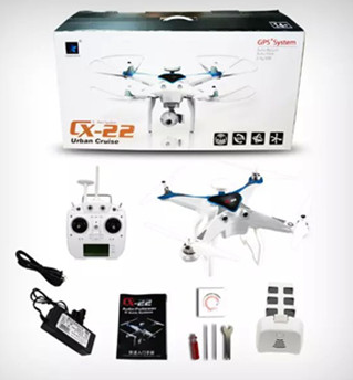 Cheerson CX-22 Quadcopter(Not include the camera)-White,Cheerson CX-22 RC Drone Quadcopter Spare parts,5.8G real-time image transmission aerial aircraft accessories