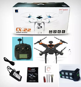 Cheerson CX-22 Quadcopter(Not include the camera)-Black,Cheerson CX-22 RC Drone Quadcopter Spare parts,5.8G real-time image transmission aerial aircraft accessories