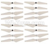 Cheerson CX-22 Parts-04-03 Propellers,Main rotor blades(16pcs-8X CW,8X CCW)-White,Cheerson CX-22 RC Drone Quadcopter Spare parts,5.8G real-time image transmission aerial aircraft accessories