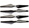 Cheerson CX-22 Parts-05-02 Propellers,Main rotor blades(4pcs-2X CW,2X CCW)-Black,Cheerson CX-22 RC Drone Quadcopter Spare parts,5.8G real-time image transmission aerial aircraft accessories