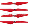 Cheerson CX-22 Parts-06-02 Upgrade Propellers,Main rotor blades(4pcs-2X CW,2X CCW)-Red,Cheerson CX-22 RC Drone Quadcopter Spare parts,5.8G real-time image transmission aerial aircraft accessories