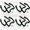 Cheerson CX-22 Parts-08-04 Tripod,Landing gear,Landing skid(8pcs)-Black,Cheerson CX-22 RC Drone Quadcopter Spare parts,5.8G real-time image transmission aerial aircraft accessories