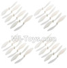 Cheerson CX-33 CX-33C Parts-02-02 Propellers,Main rotor blades(24pcs),Cheerson CX-33 CX-33C RC Drone Quadcopter Spare parts,5.8G real-time image transmission aerial aircraft accessories
