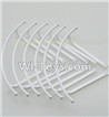 Cheerson CX-33 CX-33C Parts-03-01 Outer protect frame,Outer protect ring(6pcs),Cheerson CX-33 CX-33C RC Drone Quadcopter Spare parts,5.8G real-time image transmission aerial aircraft accessories