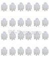 Cheerson CX-33 CX-33C Parts-05-02 Small motor gear(24pcs),Cheerson CX-33 CX-33C RC Drone Quadcopter Spare parts,5.8G real-time image transmission aerial aircraft accessories