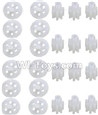 Cheerson CX-33 CX-33C Parts-05-03 Small motor gear(12pcs) & Main gear(12pcs),Cheerson CX-33 CX-33C RC Drone Quadcopter Spare parts,5.8G real-time image transmission aerial aircraft accessories