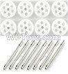 Cheerson CX-35 Parts-21 Main gear(8pcs) & Main hollow pipe(8pcs) For Cheerson CX-35 RC Drone Quadcopter Spare parts,5.8G real-time image transmission aerial aircraft accessories