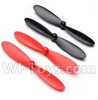 DFD F180 parts-32 Main rotor blades(4pcs-2x Black & 2X Red) For DFD F180 Quadcopter parts,UFO parts