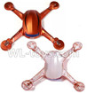 Holy Stone F181 RC Quadcopter Parts-01 Upper Shell cover & Bottom cover shell,Lower cover shell-Orange,Holy Stone F181 RC Quadcopter Drone Spare Parts Replacement Accessories