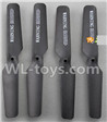 Holy Stone F181 RC Quadcopter Parts-04 Main rotor blades(4pcs)-Black,Holy Stone F181 RC Quadcopter Drone Spare Parts Replacement Accessories
