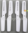 Holy Stone F181 RC Quadcopter Parts-05 Main rotor blades(4pcs)-White,Holy Stone F181 RC Quadcopter Drone Spare Parts Replacement Accessories