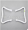 Holy Stone F181 RC Quadcopter Parts-10 Tripod,Landing skid(2pcs)-White,Holy Stone F181 RC Quadcopter Drone Spare Parts Replacement Accessories