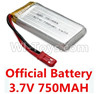 Holy Stone F181 RC Quadcopter Parts-11 Official F181 3.7V 750MAH Battery,Holy Stone F181 RC Quadcopter Drone Spare Parts Replacement Accessories