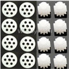 Holy Stone F181 Parts-53 Main gear(8pcs) & Small motor gear(8pcs),Holy Stone F181 RC Quadcopter Drone Spare Parts Replacement Accessories
