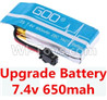 DFD F183 Parts-29 Upgrade 7.4v 650mah battery for DFD F182 F183 Drone For DFD F183 F183C Quadcopter parts,rc Drone parts