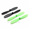 Holy Stone F180 F180C F180W Parts-06 Propellers,Main rotor blades(4pcs-2x Black & 2X Green),Holy Stone F180 F180C F180W RC Quadcopter parts,F180 RC Drone Spare parts Accessories