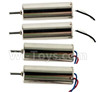 Holy Stone F180 F180C F180W Parts-13 Main motor with Black and White Wire(2pcs-(CW) & Main motor with Red and Blue wire(2pcs-CCW),Holy Stone F180 F180C F180W RC Quadcopter parts,F180 RC Drone Spare parts Accessories