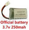 Holy Stone F180 F180C F180W Parts-16 Official 3.7v 250mah battery(1pcs),Holy Stone F180 F180C F180W RC Quadcopter parts,F180 RC Drone Spare parts Accessories