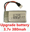 Holy Stone F180 F180C F180W Parts-18 Upgrade Battery 3.7v 380mah 25C(Size-3.9X2X0.7CM)-1pcs,Holy Stone F180 F180C F180W RC Quadcopter parts,F180 RC Drone Spare parts Accessories