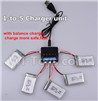 Holy Stone F180 F180C F180W Parts-22 Upgrade 1-to-5 charger and balance charger(Not include the 5 battery),Holy Stone F180 F180C F180W RC Quadcopter parts,F180 RC Drone Spare parts Accessories