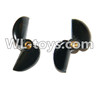 Double Horse DH 7003 RC boat parts ,Shuang Ma DH 7003 parts-14 Rotor blades(2pcs)