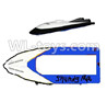 Double Horse 7011 RC boat parts ,Shuang Ma dh 7011 parts-01 Upper shell cover,Upper canopy & Bottom shell cover Double Horse 7011 RC boat parts ,Shuang Ma dh 7011 parts-01 Upper shell cover,Upper canopy & Bottom shell cover