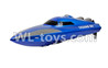 Double horse 7012 RC boat ShuangMa 7012 parts-27 Only Whole boat-Blue(Not include the charger and Transmitter)