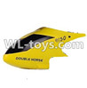 Double Horse 9130 RC helicopter ShuangMa 9130 Parts-03 Head cover,Shell-Yellow