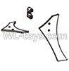 Double Horse 9130 RC helicopter ShuangMa 9130 Parts-17 Horizontal and verticall wing with fixtures