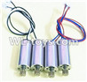 Double horse 9135 RC helicopter Shuang Ma 9135 Parts-03 rotating Motor with red and Blue wire(2pcs) & Reversing-rotating Motor with Black and white wire(2pcs)