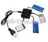 Fayee FY530 parts-17 upgrade 1-to-4 charger & balance-charger(Not include the 4 battery),FY530 RC Quadcopter Drone Spare Parts Accessories,RC Drone Replacement parts
