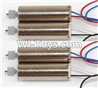 BOLON K-891 parts-06 Reversing-rotating Motor with Black and white wire(2pcs-include gear) & rotating Motor with red and Blue wire(2pcs-include gear),BOLON TOYS K-891 RC Quadcopter Drone Spare Parts Accessories,BOLON K891 RC Drone Replacement parts