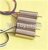 BOLON K-891 parts-07 Reversing-rotating Motor with Black and white wire(2pcs-Not include gear) & rotating Motor with red and Blue wire(2pcs-Not include gear),BOLON TOYS K-891 RC Quadcopter Drone Spare Parts Accessories,BOLON K891 RC Drone Replacement parts