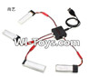 BOLON K-891 parts-23 Upgrade 1-to-4 charger with balance charger(Not include the 4x battery),BOLON TOYS K-891 RC Quadcopter Drone Spare Parts Accessories,BOLON K891 RC Drone Replacement parts