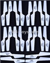 BOLON K-896 Parts-09 Propellers, Main rotor blades(20pcs)-White,BOLON K-896 RC Quadcopter Drone Spare Parts Accessories,BOLON TOYS K896 Replacement Parts