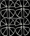 BOLON K-896 Parts-16 Outer protect frame(16pcs)-White,BOLON K-896 RC Quadcopter Drone Spare Parts Accessories,BOLON TOYS K896 Replacement Parts